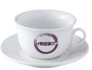 DISTILLO DOUBLE CAPPUCCINO CUP WITH SAUCER 6pcs