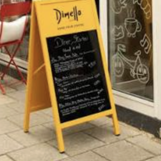 DIMELLO FREESTANDING DOUBLE SIDED 47X95cm